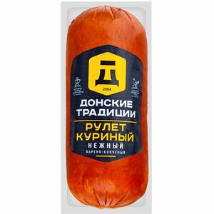 Рулет куриный Донские традиции Нежный Экстра варено-копченый, 450г