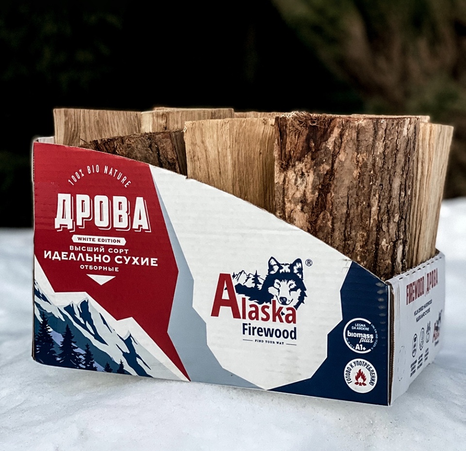 

Дрова дубовые, Alaska Firewood, 10 кг, Россия