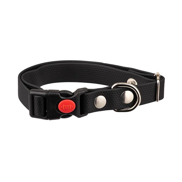 Ошейник биотан L многоразмерный с фиксатором 25 33-55 см черный