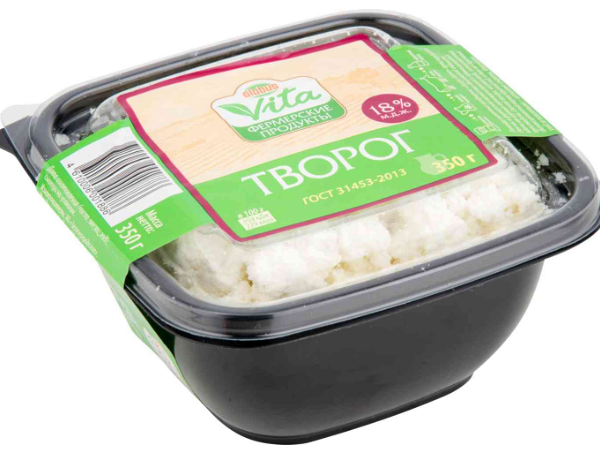 Творог Глобус Вита 18%
