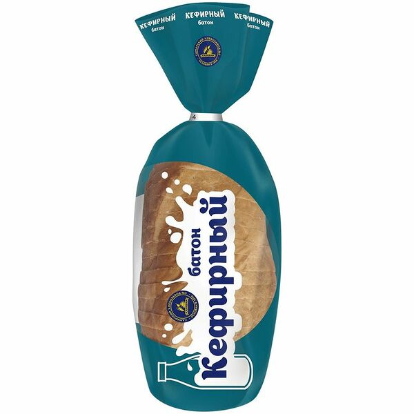 Батон Кефирный высший сорт в нарезке