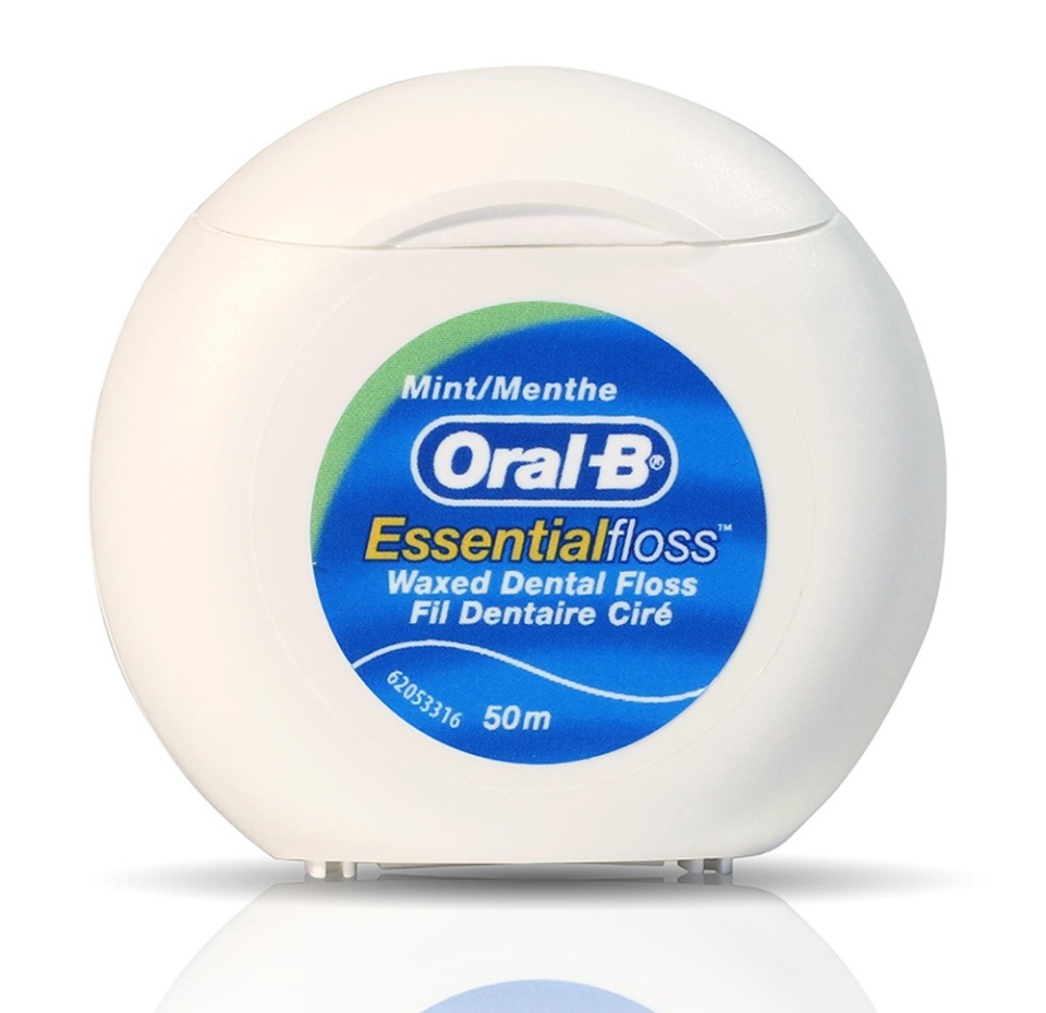 

Зубная нить Oral-B Essential Floss Мята вощеная 50 м
