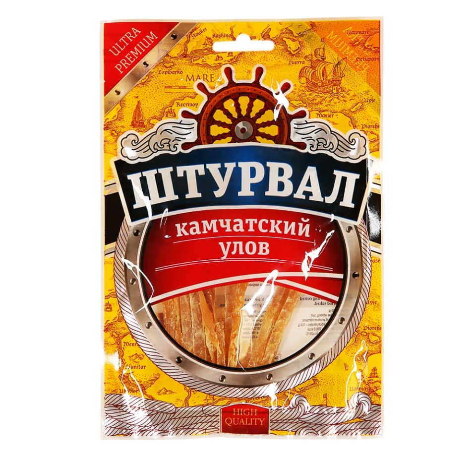 

Голубой мерланг солёно-сушёный «Камчатский улов», «Штурвал»