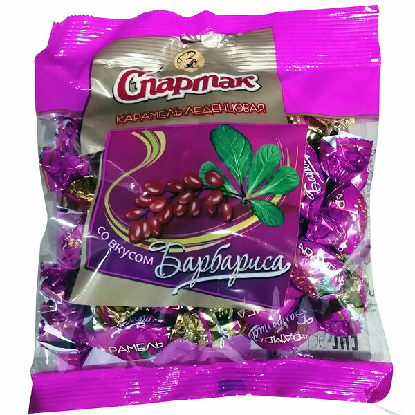 Карамель со вкусом барбариса (бум.пар.мет.200г.)