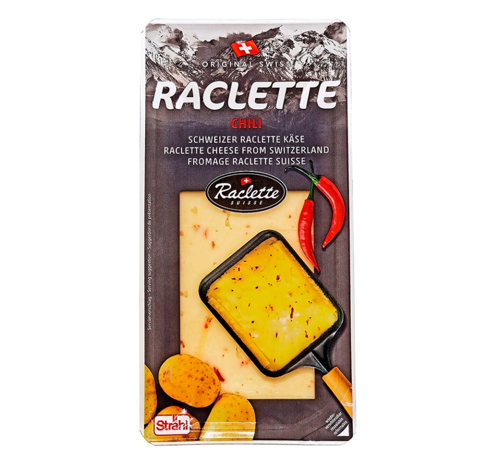 

Сыр Strahl Раклет с острым перцем чили 45%, 200 г