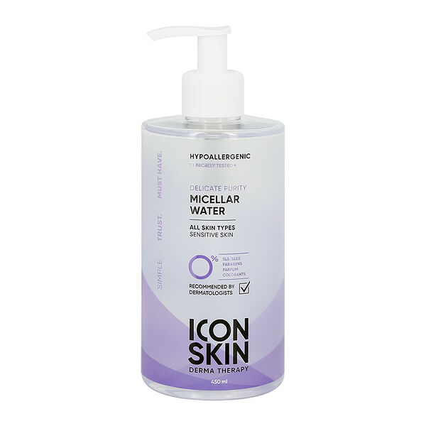 ICON SKIN Мицеллярная вода Delicate Purity очищающая, 450 мл