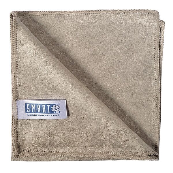 Салфетка для оптики Smart Microfiber System Замша 32х31, серая, Швеция