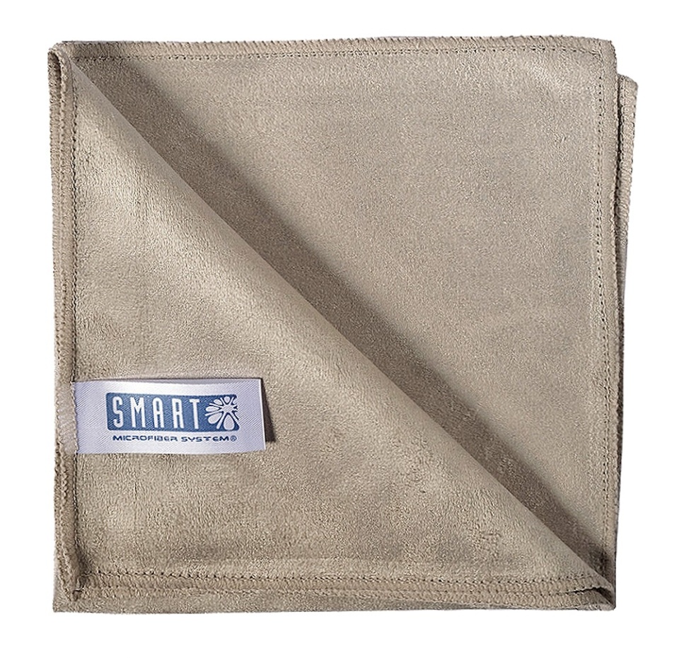 

Салфетка для оптики Smart Microfiber System Замша 32х31, серая, Швеция