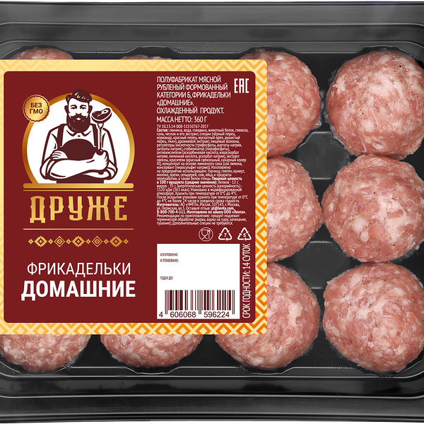 Фрикадельки ДРУЖЕ Домашние, 360г