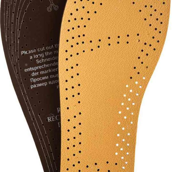 Стельки для обуви искусственная кожа Ваш выбор кожа пвх, размер 36-46, 1 пара