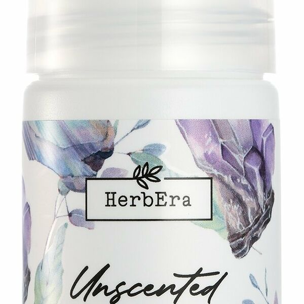 HERBERA Дезодорант минеральный шариковый без запаха, 50 мл