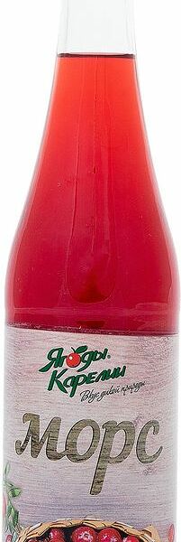 Морс Клюква прямой отжим ТМ Ягоды Карелии