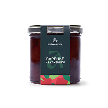 Варенье Азбука вкуса из клубники 350г, Россия