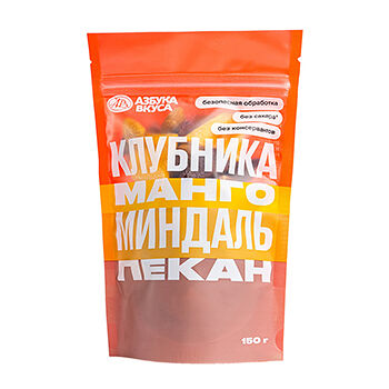 Смесь орехов Азбука Вкуса с манго и клубникой