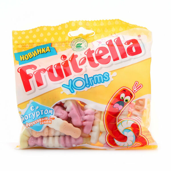Мармелад жевательный Yo!rms (Йормис) с йогуртом ТМ Fruit-tella (Фрут-телла)