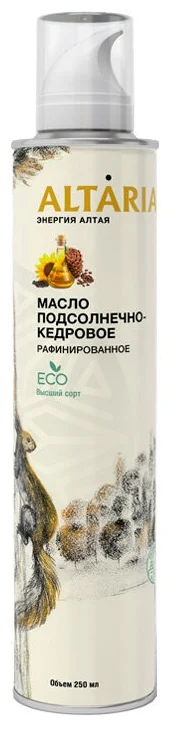 

Масло Altaria подсолнечно-кедровое рафинированное 250 мл