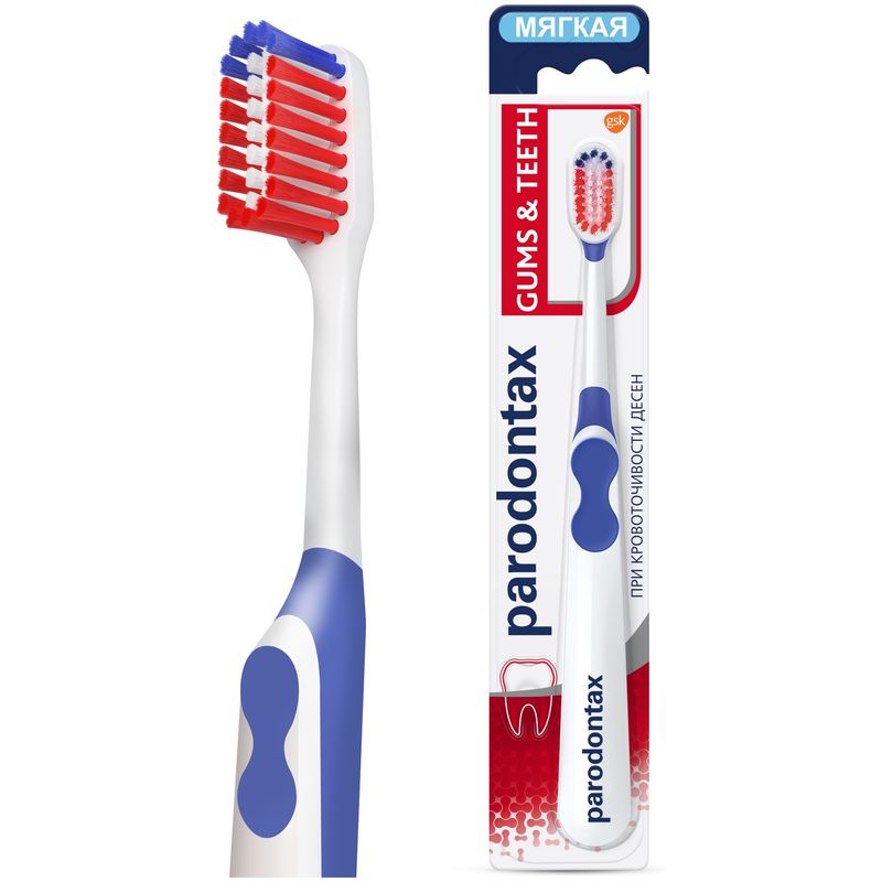 

Зубная щетка Parodontax Gums&Teeth экстрамягкая цвет в ассортименте