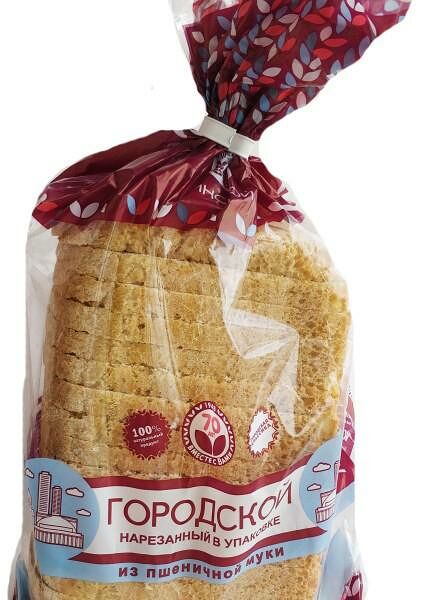 Хлеб Городской Хк Инской пшеничный нарезка, 600г