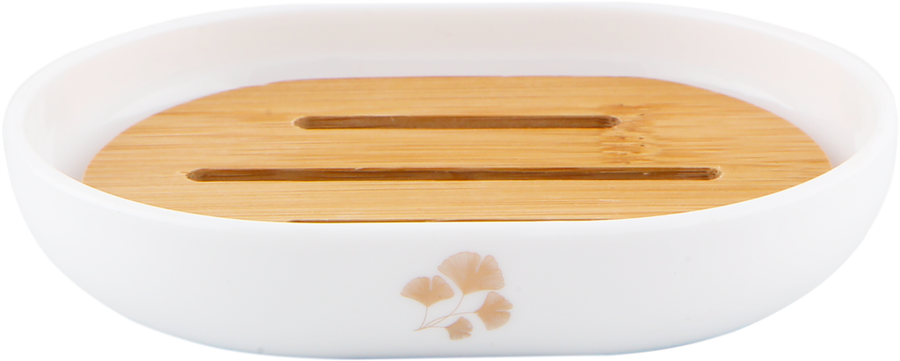 

Мыльница для ванной HOMECLUB Botanica, пластик, бамбук