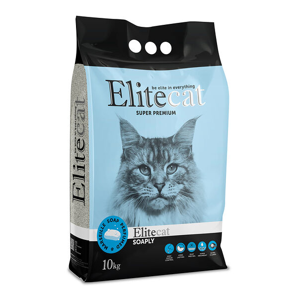 ELITECAT Наполнитель комкующийся с ароматом изысканного мыла 