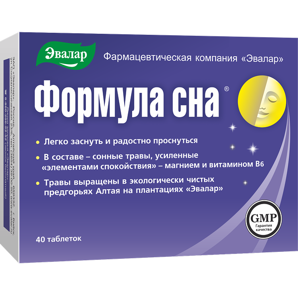 Формула сна 500 мг, № 40, табл.