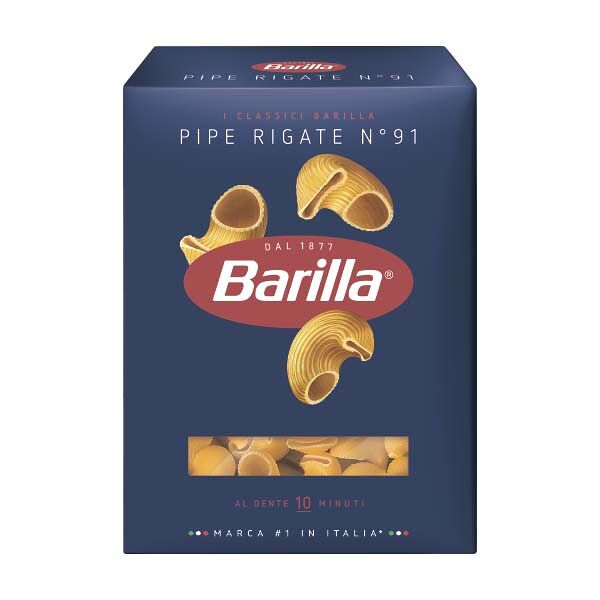 Макаронные изделия Barilla 450гр Пипе Ригате №91 гр А карт/уп