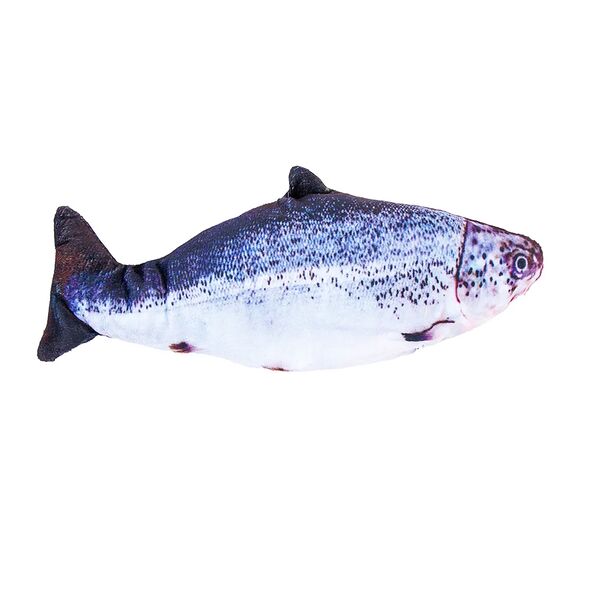 Игрушка для кошек Рыба форель с двигающимся хвостом 30 см