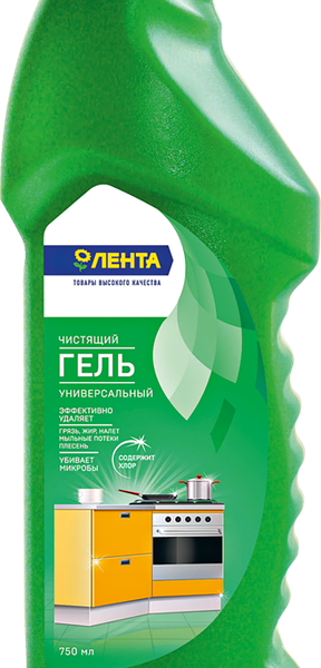 Гель для чистки ЛЕНТА универсальный, 750 мл