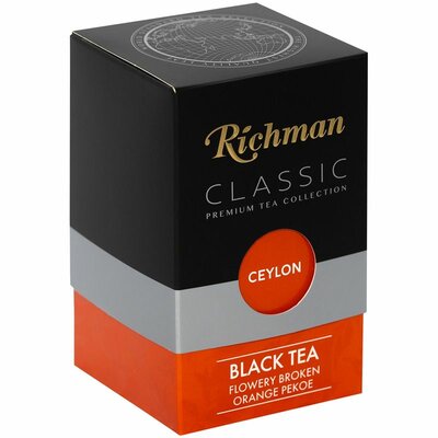 Чай черный Richman Цветущий сорт Брокен оранж Пеко (Flowery Broken Orange Pekoe) цейлонский 100 г