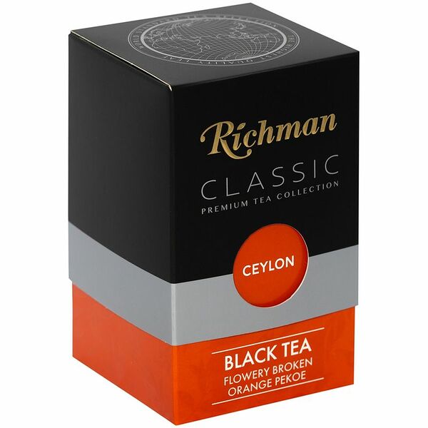 Чай Richman черный цейлонский Flowery Broken Orange Pekoe Fbop 100г
