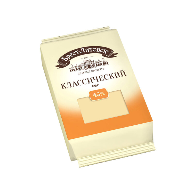 Сыр 200гр Брест-Литовский 45% Класический - Интернет-магазин продуктов питания, 