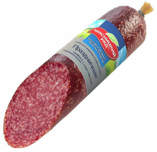 Колбаса Мясницкий ряд Праздничная, сырокопченая