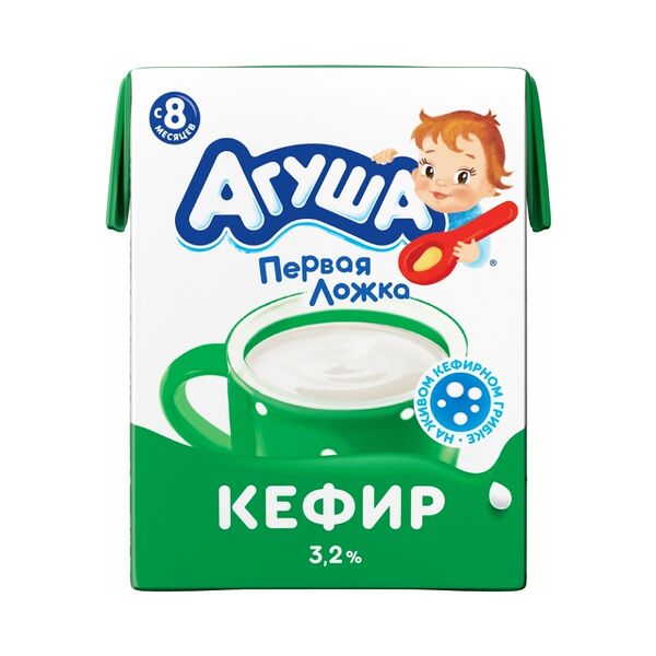 Кефир для детей питьевой Агуша с 8 месяцев 3.2%
