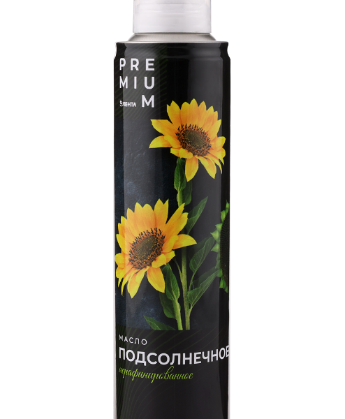 Масло подсолнечное Лента Premium нерафинированное, спрей
