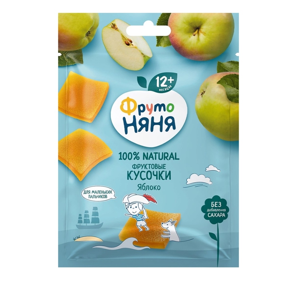 

Кусочки фруктовые ФрутоНяня Яблоко 53 г