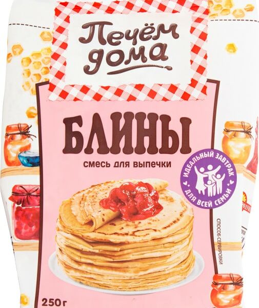 Смесь для выпечки Печем дома Блины 250г