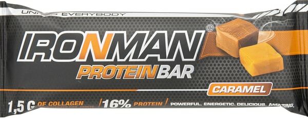 Батончик протеиновый IronMan Protein Bar с коллагеном Карамель 50г