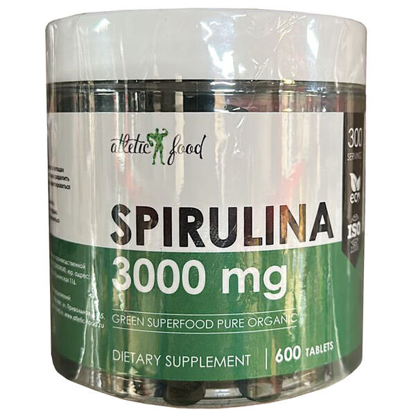 Atletic Food Spirulina таблетки 600 шт