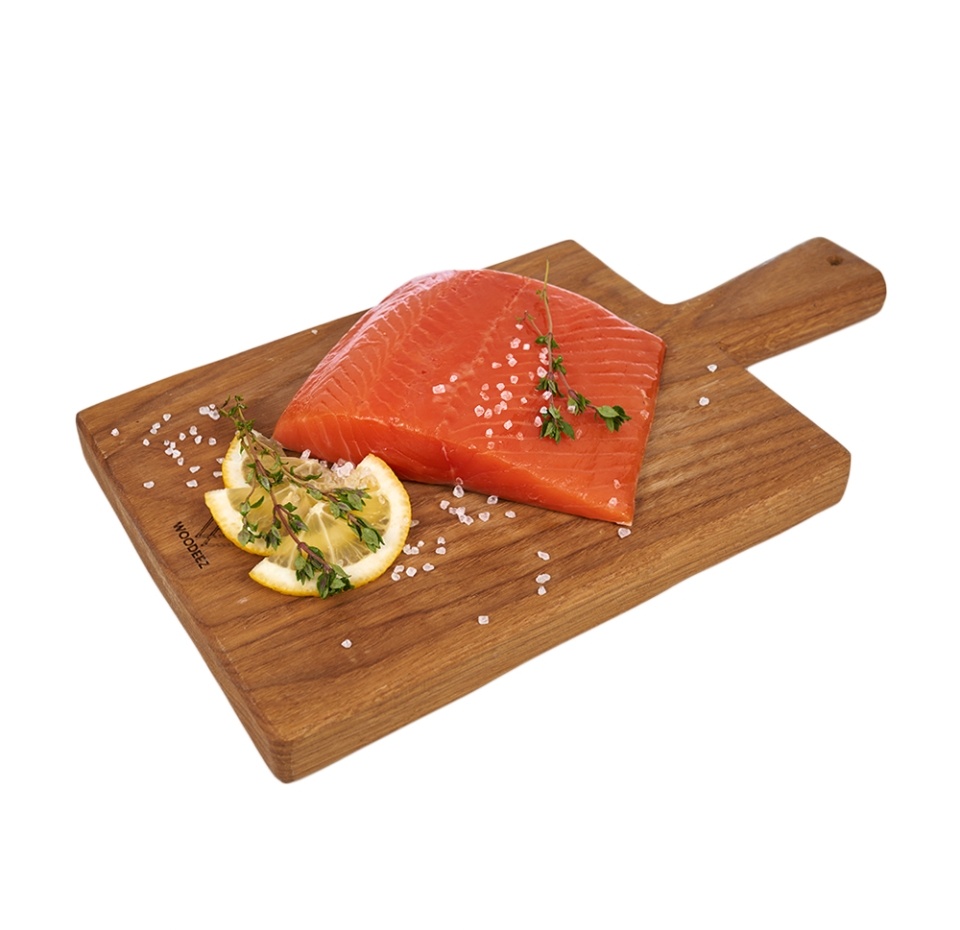 

Форель филе-кусок на коже "Азбука Вкуса" холодного копчения калибр 150-300г