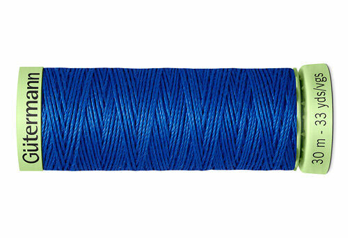744506 Нить Top Stitch для отстрочки, 30м, 100% п/э Gutermann(959 голубой королевский)