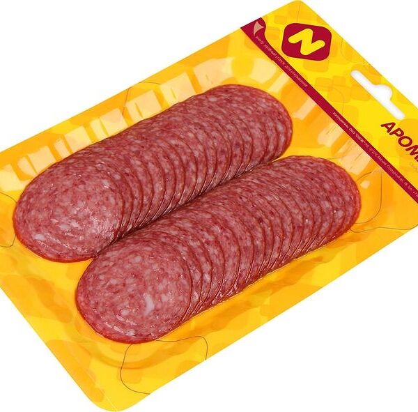 Колбаса сырокопчёная Останкино Ароматная, 100г