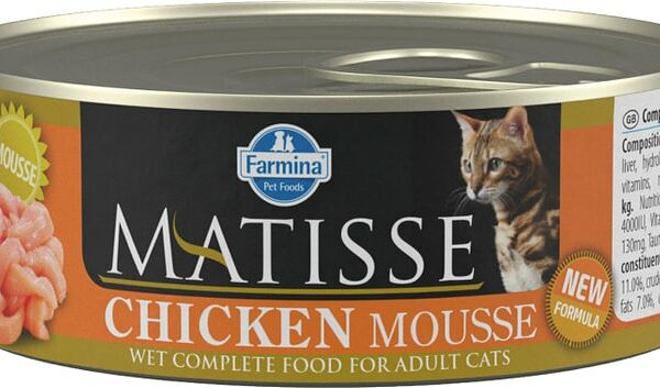 Влажный корм для кошек Farmina Matisse мусс с курицей 85г