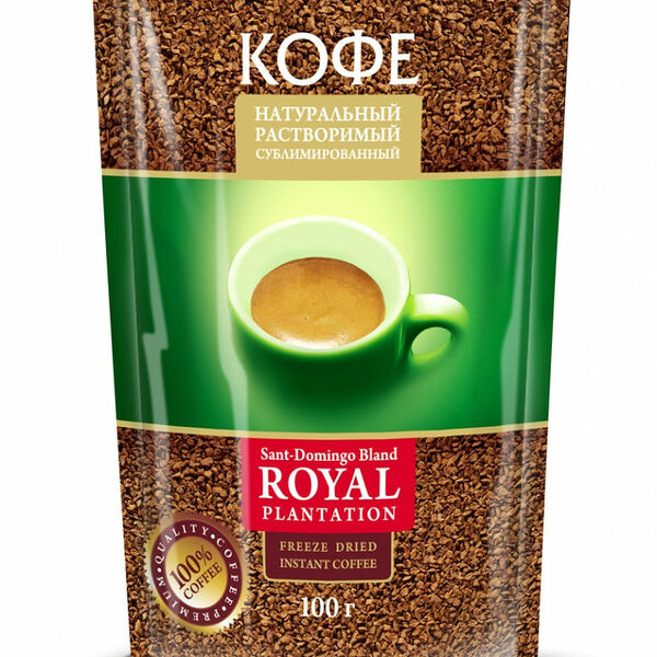 Кофе растворимый Royal Plantation сублимированный 100 г
