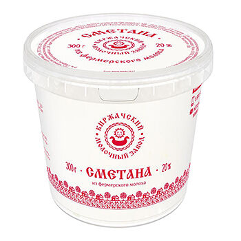 Сметана 20%, Киржачский молочный завод