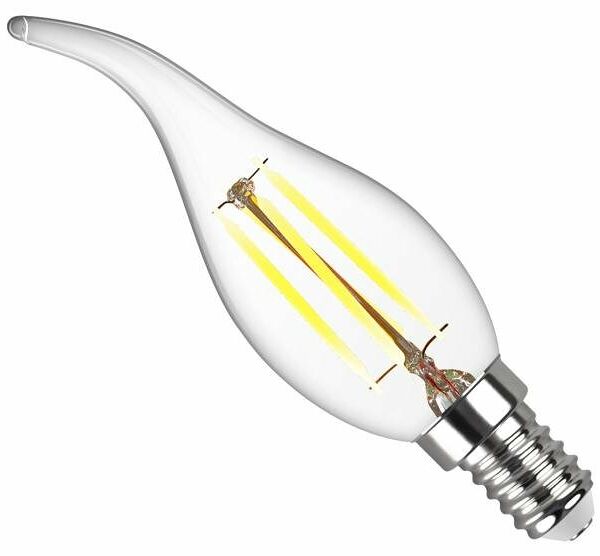 Лампа светодиодная филаментная АШАН Красная птица Е14 8Вт теплый свет