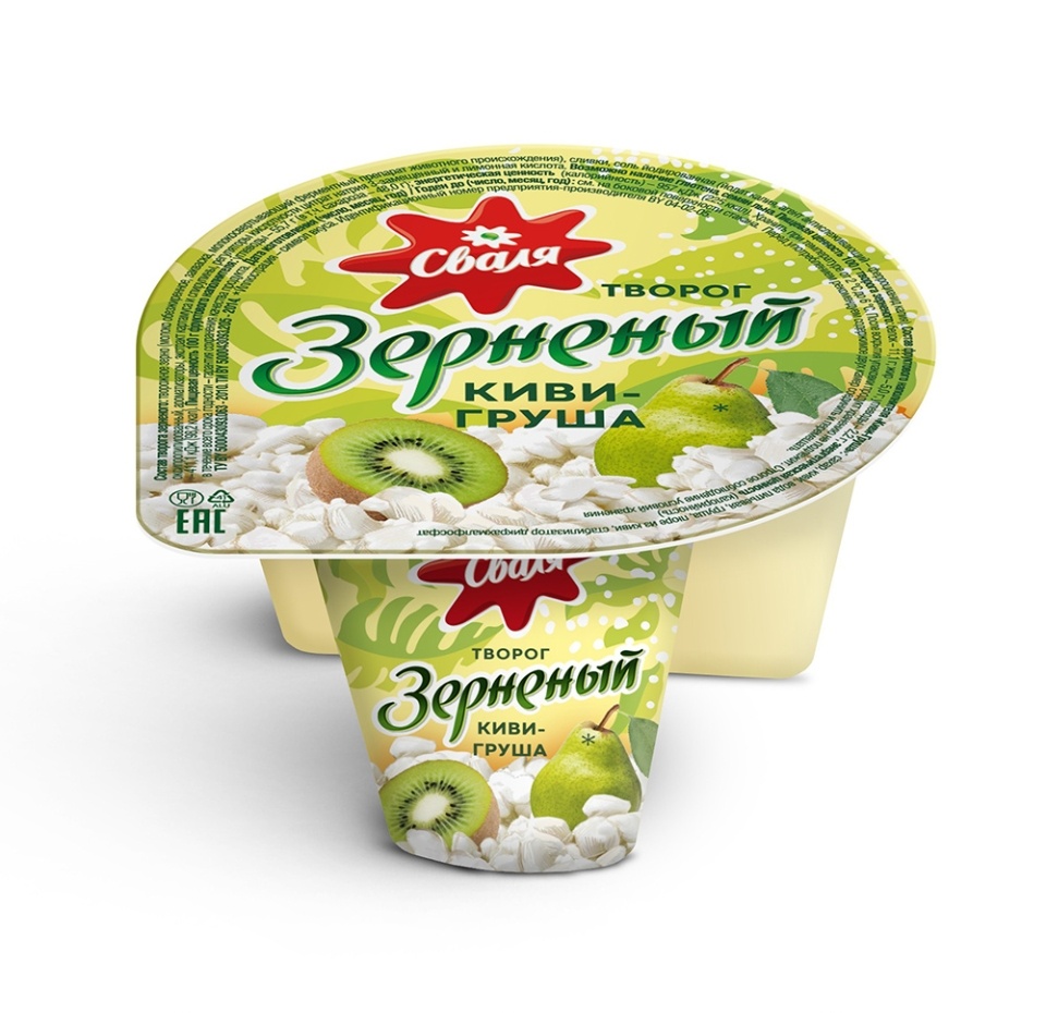 

Творог зерненый Сваля 5% наполнитель Киви, Груша 130 г