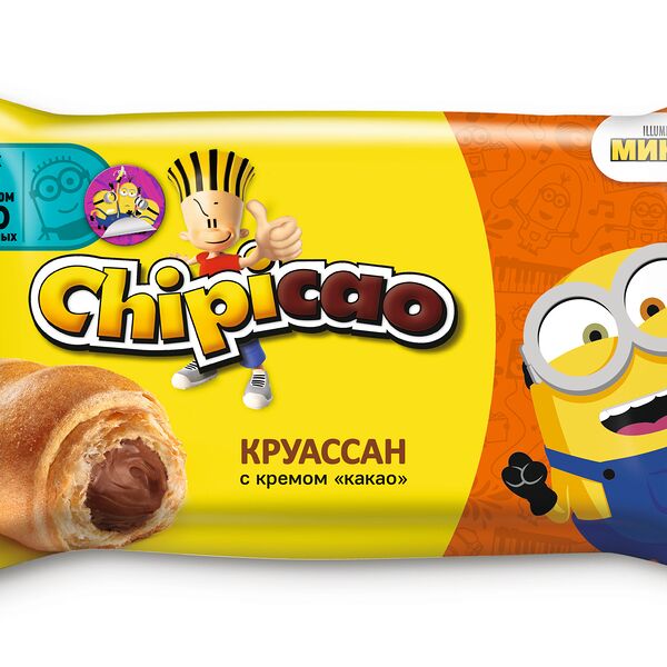 Круассан мини ЧИПИКАО с кремом какао 60г 