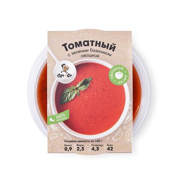 Суп томатный с зеленым базиликом 270г