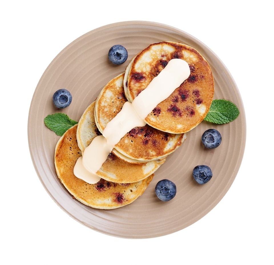 

Панкейки черничные с творожным кремом, Уже Готово, 4-5 шт в наборе, 150 г