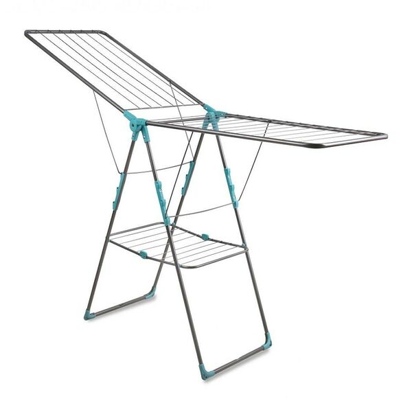 Сушилка для белья напольная Ника с крыльями, 2 уровня